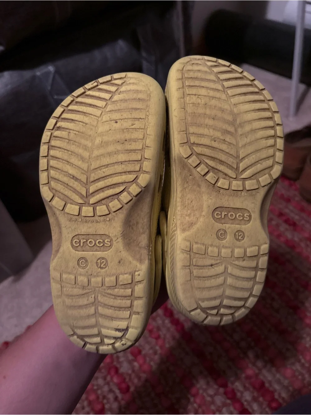 Yellow Kids Crocs